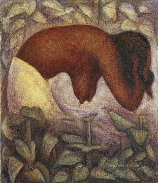  rivera Pintura - bañista de tehuantepec 1923 Diego Rivera